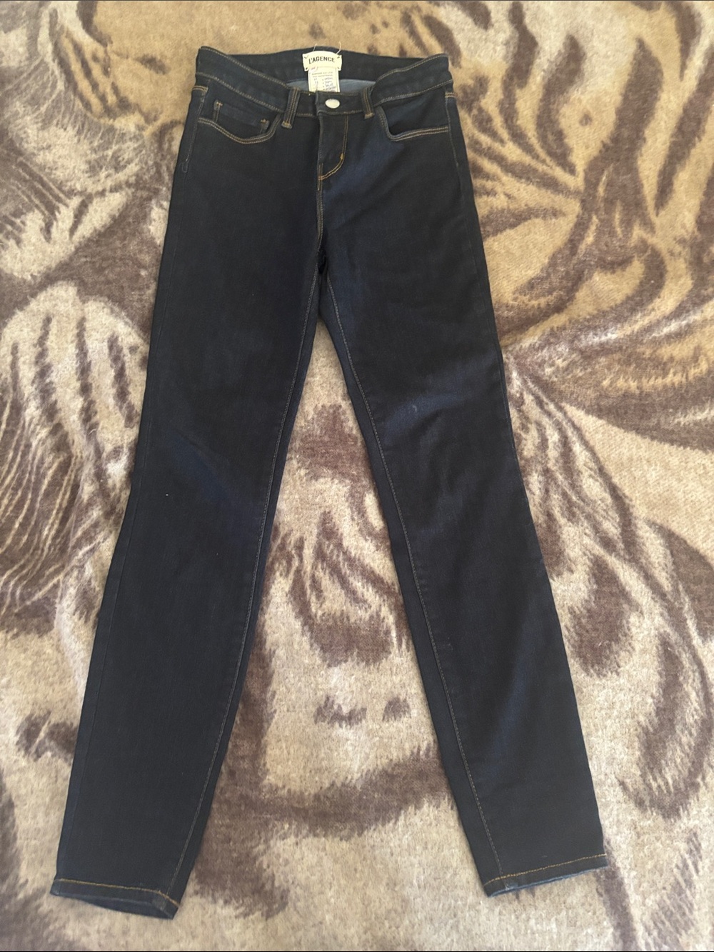 L'AGENCE Dark Blue Skinny Jeans